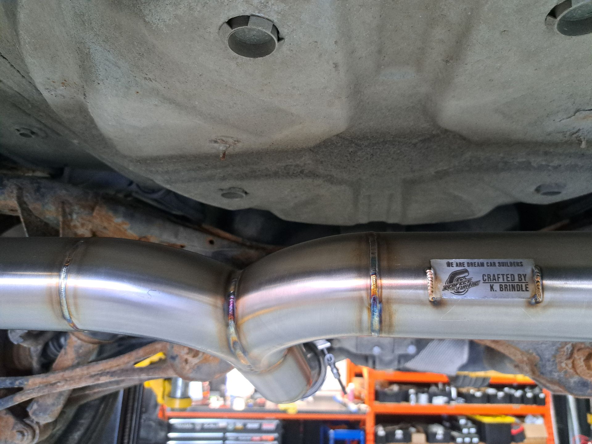 Collecteur d’échappement stainless assemblé par soudure TIG chez Perfect Tuning