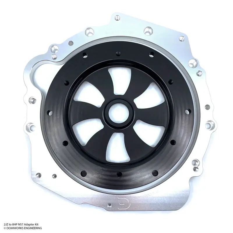 DomiWorks 2JZ to BMW 8HP adapter kit available in Canada
