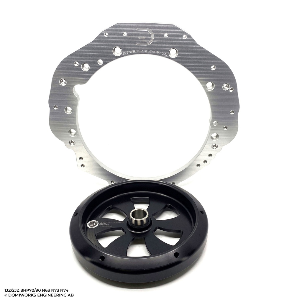 Domiworks 2JZ to BMW 8HP N63/N73/N74 Adapter Kit