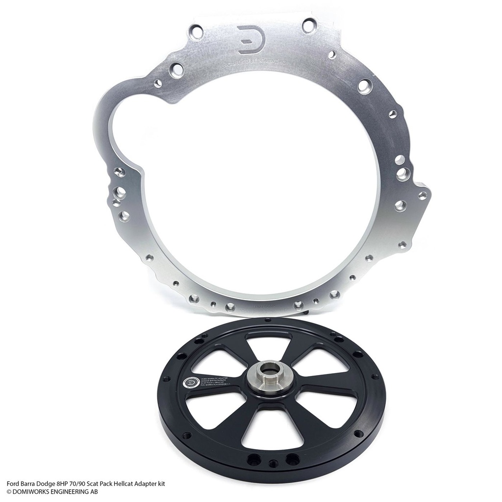 Domiworks Ford Barra 8HP Scat Pack 8HP90 Hellcat Adapter Kit