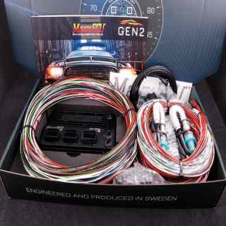 MaxxECU GEN2 TRACK, with Dual LSU 5.2, flying lead install kit