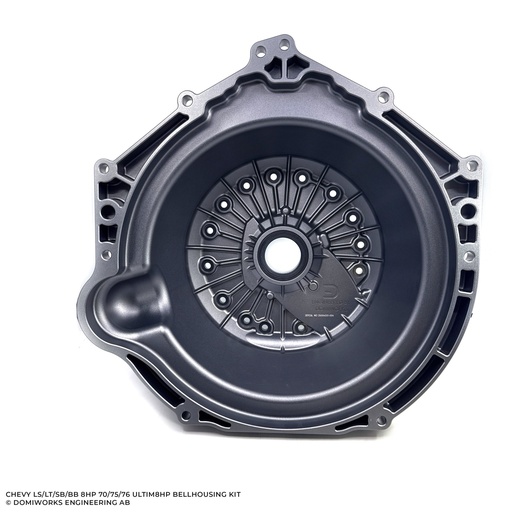 [DOMIWORKS-25004001] Domiworks Chevy LS/LT/SB/BB Ultim8HP Bellhousing kit - LS 6-bolt